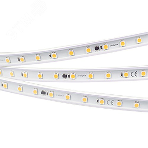 Лента светодиодная 8 Вт/м 230В IP65 3000K 54LED/м ARL-B54-15.5mm SMD 5060 10 м - Arlight