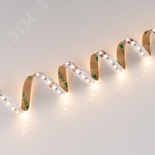 Лента светодиодная 10 Вт/м 24В IP20 3000K 120LED/м TWIST-A120-10mm SMD 2835 5 м - фото 4