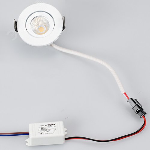 Светильник светодиодный LTM-R50WH 5W Warm White 25deg IP40 металл 3 года 6
