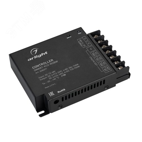 Контроллер SMART-K32-RGBW (12-48V, 4x8A, 2.4G) (ARL, IP20 Металл, 5 лет) (028297) - Arlight