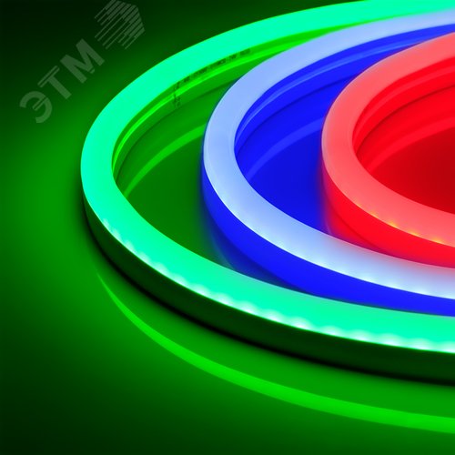 Гибкий неон ARL-CF5060-U15M20-24V RGB (26x15mm) (ARL, 8 Вт/м, IP65) (021725) - Arlight