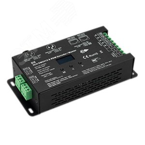 Декодер SMART-K55-DMX 12-24V, 5x6 A, XLR3 ARL, металл - фото 2