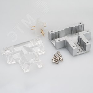 Соединитель тройной ARL-CLEAR-U15-2x90 (26x15mm) (ARL, Металл) (022703) - фото 2