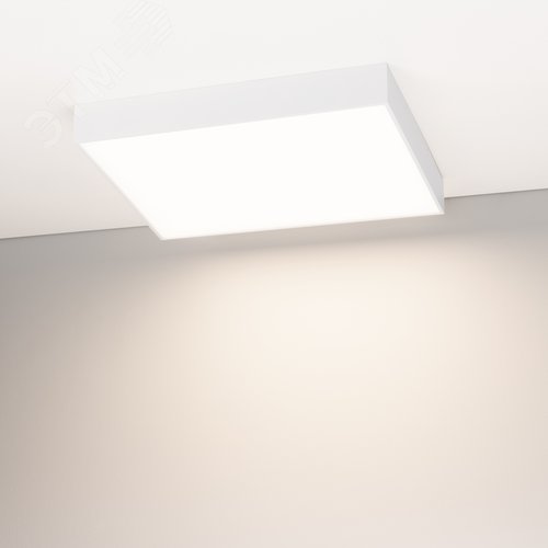 Светильник SP-QUADRO-S500x500-50W Day4000 (WH, 120 deg, 230V) (, IP40 Металл, 3 года) - фото 3