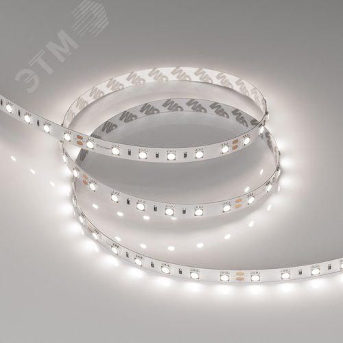 Лента светодиодная 14,4 Вт/м 24В IP20 5000K 60LED/м RT-B60-10mm CRI98 SMD 5060 5 м - фото 3