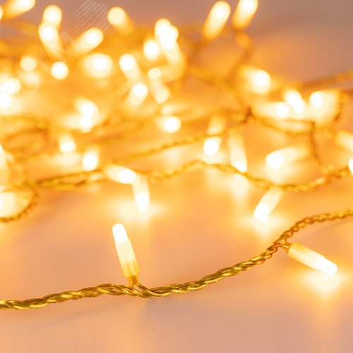 Гирлянда светодиодная декоративная ARD-STRING-CLASSIC-10000-YELLOW-100LED-MILK-STD Yellow 230V, 7W ARDCL, IP65 - Arlight