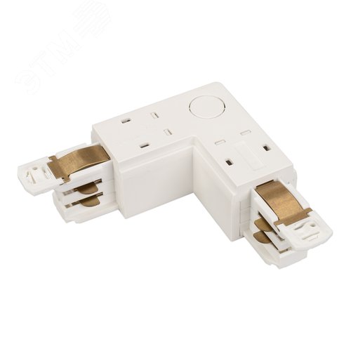 Коннектор угловой LGD-4TR-CON-L-EXT-WH (D) (ARL, IP20 Пластик, 3 года) - Arlight
