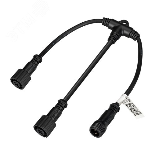 Коннектор питания ARD-PRO-T-SPI Black (ARDCL, Закрытый) - Arlight