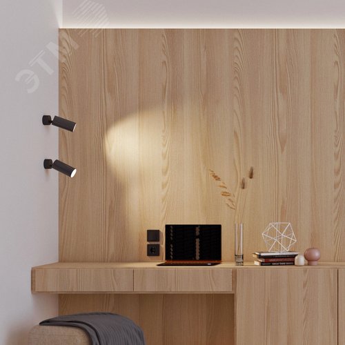 Светильник SP-POLO-SURFACE-FLAP-R85-15W Warm3000 (WH-WH, 40 deg) (ARL, IP20 Металл, 3 года) (027552) 6