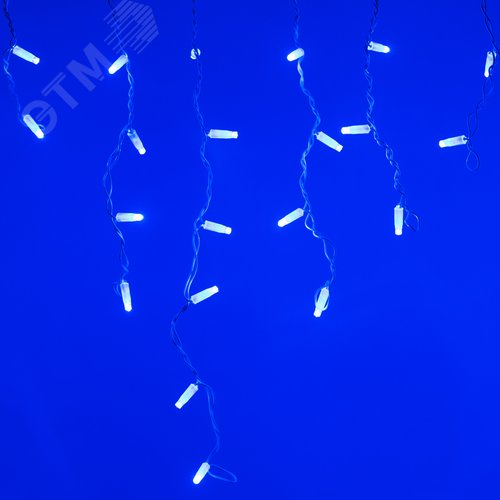 Гирлянда светодиодная декоративная ARD-EDGE-CLASSIC-2400x600-WHITE-88LED-FLASH BLUE 230V, 6W ARDCL, IP65 - Arlight