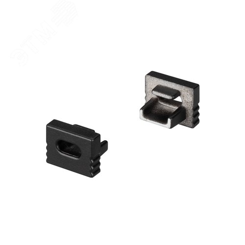 Заглушка SL-MINI-8-H6 BLACK с отверстием (ARL, Пластик) - Arlight