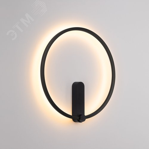 Светильник SP-VINCI-RING-R400-13W Warm3000 (BK, 110 deg, 230V) (, IP20 Металл, 3 года) - фото 5