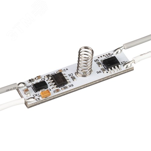 Микродиммер SR-IRIS-SN-DIM (12-24V, 1x5A, 38x10мм) (Открытый) - Arlight