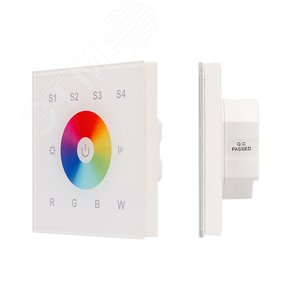 Панель Sens SR-2820B-AC-RF-IN White (220V,RGBW,1 зона) (ARL, IP20 Пластик, 3 года) (021038) - Arlight