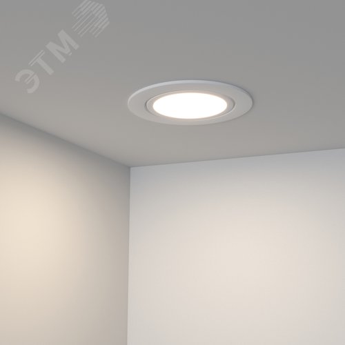 Светильник светодиодный LTM-R60WH-Frost 3W Day White 110deg IP40 металл 3 года - фото 4