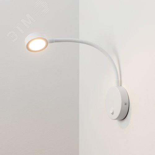 Светильник SP-SON-R90-3W Warm3000 (WH, 100 deg, 230V) (ARL, IP20 Металл, 3 года) - фото 4