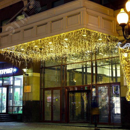 Гирлянда светодиодная декоративная ARD-EDGE-CLASSIC-2400x600-WHITE-88LED-STD WARM 230V, 6W ARDCL, IP65 5