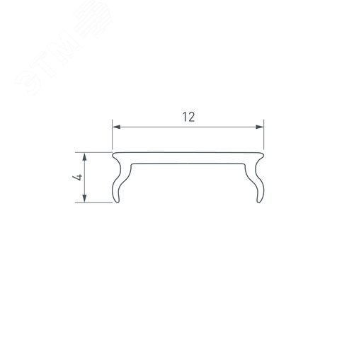 Экран ARH-KANT-H16-2000 Square Opal-PM (ARL, Пластик) 6