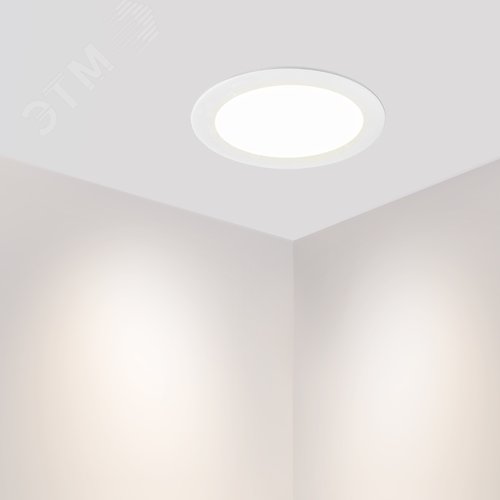 Светильник светодиодный LTM-R70WH-Frost 4.5W Warm White 110deg (ARL, IP40 металл, 3 года) 5