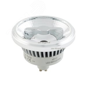 Лампа AR111-FORT-GU10-15W-DIM Warm3000 (Reflector, 24 deg, 230V) (ARL, Металл)