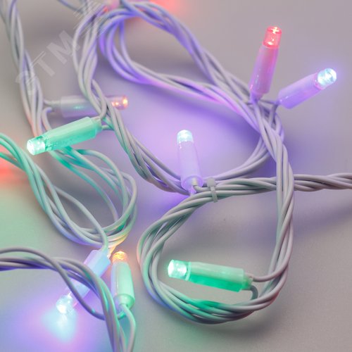 Гирлянда светодиодная декоративная ARD-STRING-CLASSIC-10000-WHITE-100LED-LIVE RGB 230V, 7W ARDCL, IP65 4