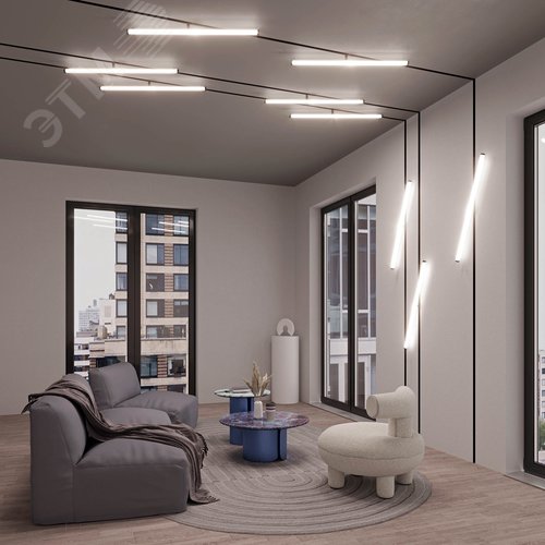 Светильник MAG-ORIENT-TUBE-TURN-L900-30W Warm3000 (BK, 180 deg, 48V) (Arlight, IP20 Металл, 5 лет) | 036479 | Arlight - фото 2
