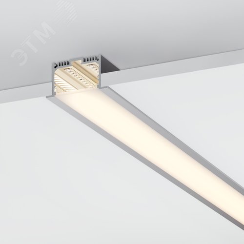 Профиль с экраном SL-LINIA62-F-2500 WHITE+OPAL (ARL, Алюминий) 3