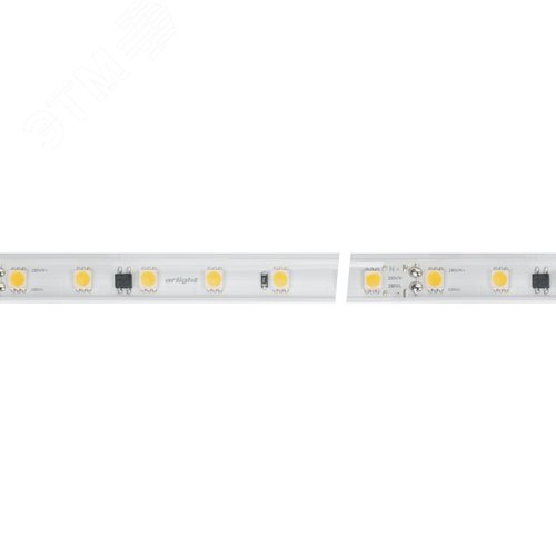 Лента светодиодная 8 Вт/м 230В IP65 4000K 54LED/м ARL-B54-15.5mm SMD 5060 50 м - фото 2