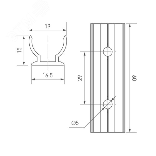 Угол S2-LINE-5470-L90W внешний (ARL, Металл) 7