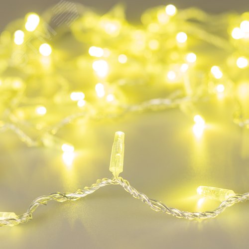 Гирлянда светодиодная декоративная ARD-STRING-CLASSIC-10000-CLEAR-100LED-STD Gold 230V, 7W ARDCL, IP65 - Arlight