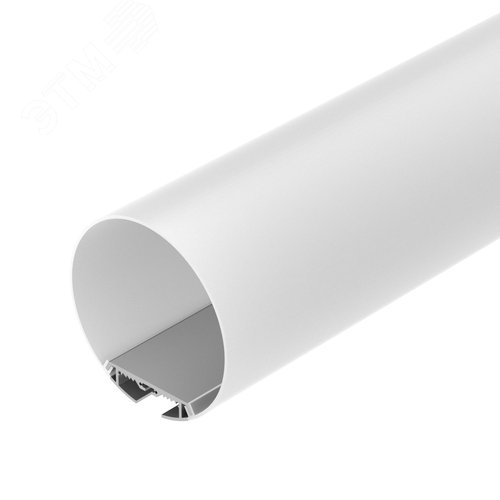 Профиль с экраном SL-ROUND-D120-2500 ANOD+OPAL (ARL, Алюминий)