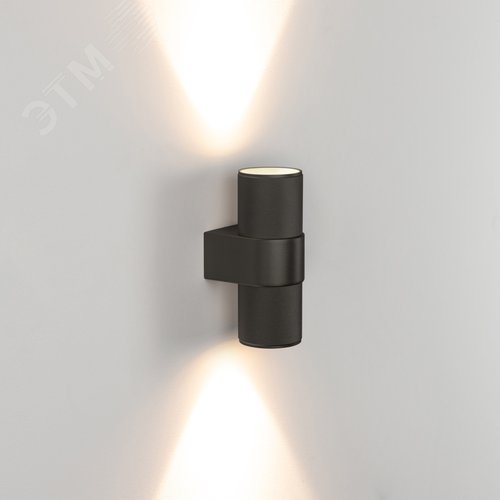 Светильник SP-SPICY-WALL-TWIN-S180x72-2x6W Warm3000 (BK, 40 deg) (, IP20 Металл, 3 года) - фото 2