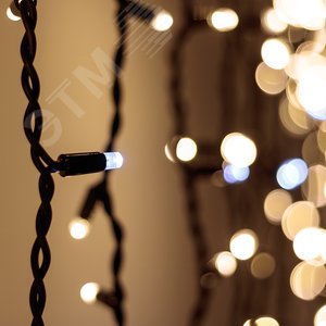 Гирлянда ARD-CURTAIN-PRO-2000x3000-BLACK-760LED-FLASH WARM/WHITE (230V, 70W) (ARDCL, IP65) (026059)