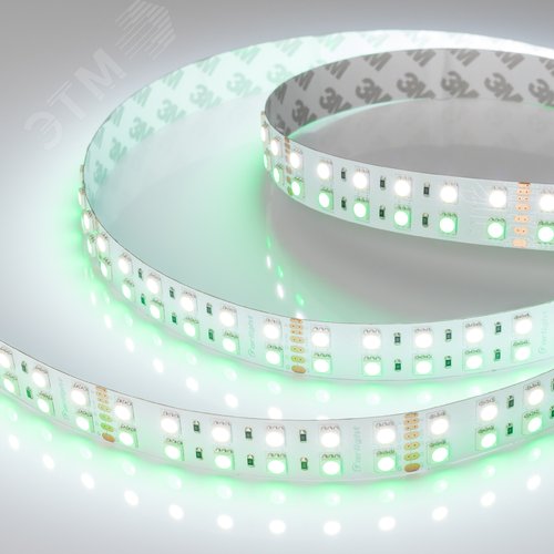 Лента светодиодная 32 Вт/м 24В RGBW 6000K IP20 144LED/м RT-B144-19mm SMD 5060 5 м - фото 8