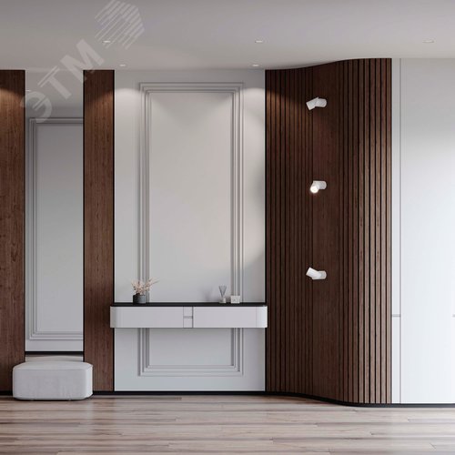 Светильник LGD-TWIST-TRACK-4TR-R70-15W Day4000 (WH-BK, 30 deg) ( IP40 Металл, 3 года) - фото 4