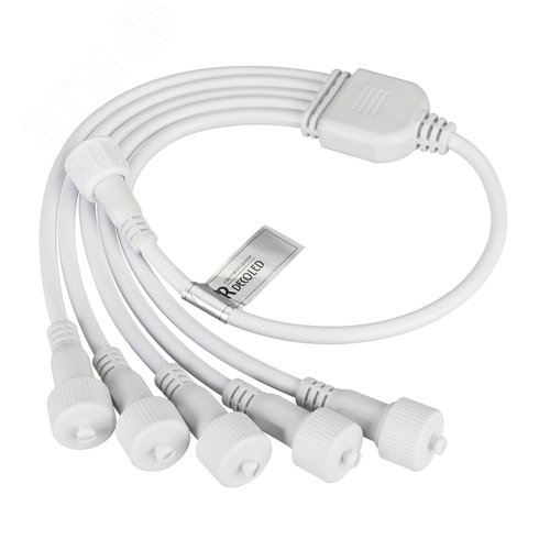 Коннектор питания ARD-CLASSIC-SYNC-RGB White (230V, 5 ports) (ARDCL, Закрытый) - Arlight