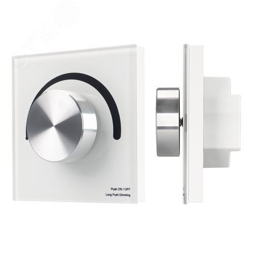 Панель SMART-P1-DIM-G-IN White (3V, Rotary, 2.4G) (, IP20 Пластик, 5 лет) - Arlight