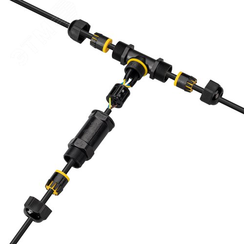 Коннектор NEO-GERM-5pin-T-WTW (4-8мм) (ARL, IP68) - фото 3