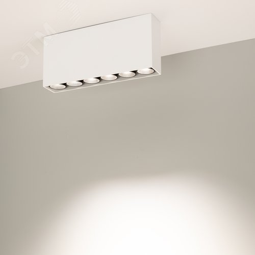 Светильник SP-ORIENT-SURFACE-TC-S186x35-15W Day4000 (WH, 30 deg, 230V) (, IP20 Металл, 5 лет) - фото 2