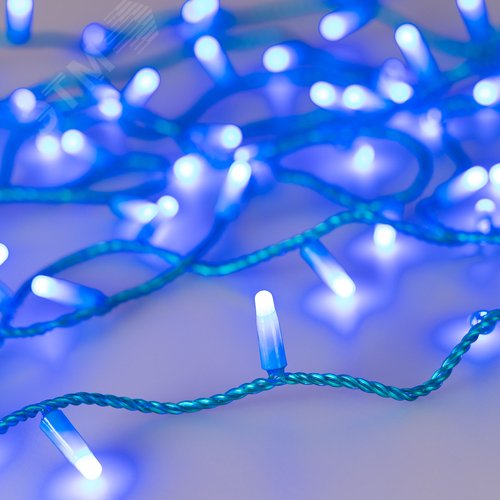 Гирлянда светодиодная декоративная ARD-STRING-CLASSIC-10000-BLUE-100LED-MILK-STD Blue 230V, 7W ARDCL, IP65 - Arlight
