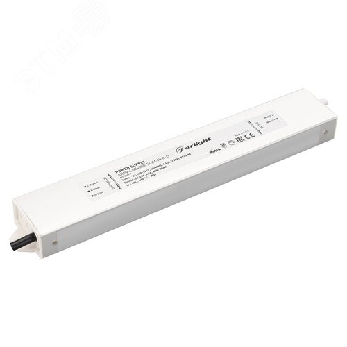 Блок питания ARPV-LG24080-SLIM-PFC-D (24V, 3.3A, 80W) (IP67 металл, 5 лет) - Arlight