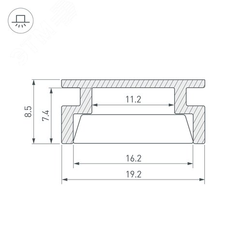 Профиль HR-2000 (ARL, Алюминий) 2
