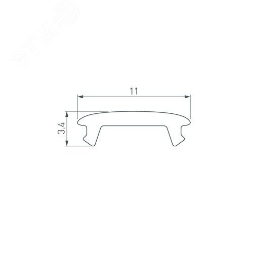Экран ARH-BENT-W11-2000 Frost (ARL, Пластик) 7