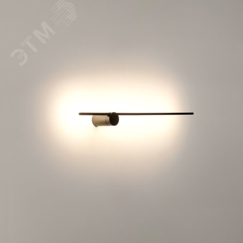 Светильник SP-VINCI-S600x55-7W Warm3000 (BK, 110 deg, 230V) (IP20 металл, 3 года) - фото 3