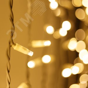 Гирлянда ARD-CURTAIN-PRO-2000x3000-WHITE-760LED-FLASH WARM/WARM (230V, 70W) (ARDCL, IP65) (026063)