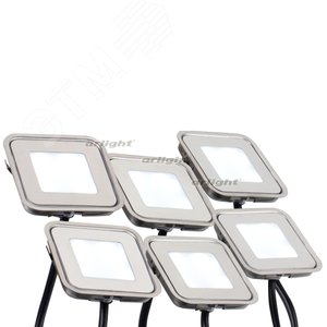 Набор KT-S-6x0.6W LED Day White 12V (квадрат) | 018235 | Arlight