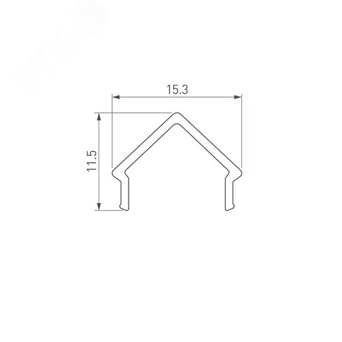 Экран ARH-DECORE-S12 Square Clear (ARL, Пластик) 2
