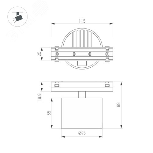 Блок питания ARJ-KE421400A (60W, 1400mA, PFC) (ARL, IP20 Пластик, 3 года) 15