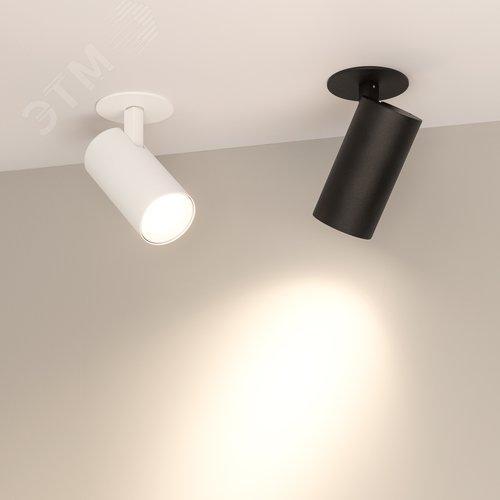Светильник точечный встраиваемый LGD-LUMOS-R55-9W Warm3000 (WH, 25 deg, 230V) - фото 2