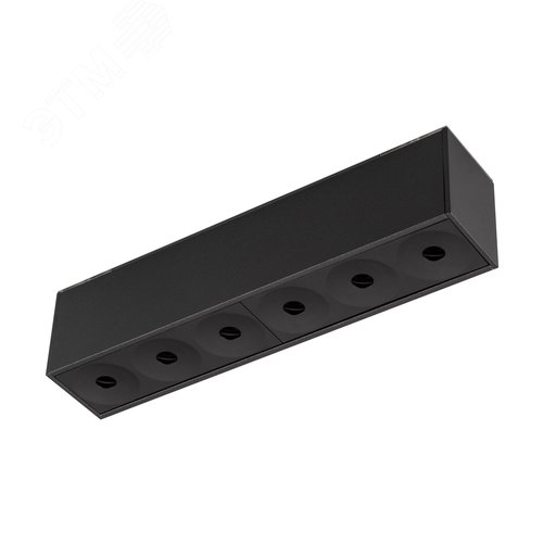 Светильник MAG-DARK-45-L400-12W Warm3000 (BK, 20 deg, 24V) (IP20 металл, 3 года) - фото 5